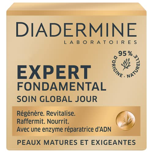 Diadermine Expert Fondamental Crème de Jour Visage, Anti-âge, 50ml