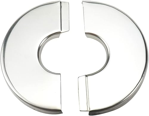 Miniatura 9 de Placa de Escudo de Brida Dividida para Pared, Placa Redonda de Acero Inoxidable para Tubo de 23mm/0.91" de Diámetro, Paquete de 4
