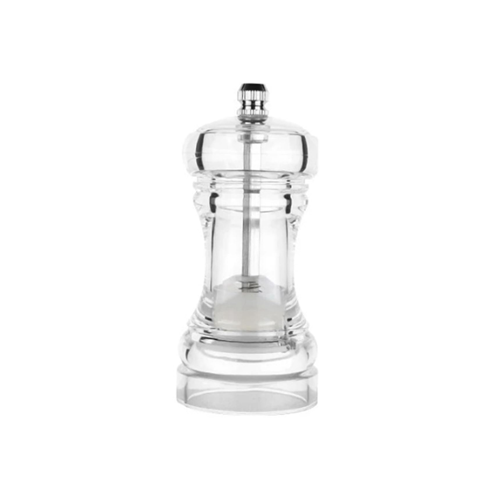 CTRLZS Acrylic Salt and Pepper Shakers Adjustable Coarseness By Ceramic Rotor Kitchen Accessories S 1 PCS