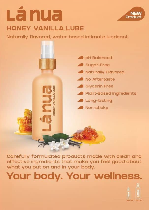 Amazon.com: La Nua Honey Vanilla Edible Water-Based Lubricant Clean  Effective Ingredients Delicious, Long Lasting, Toy Safe, Non Sticky &  Hypoallergenic. Ultimate in Luxury While Being Sustainable for Our Planet :  Health &