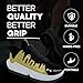 STOMP Athletics: Traction Shoe Armor - Lightweight Grip Enhancer for Basketball Shoes - Instant Shoe Traction from The Top of Your Laces - Flexible Fit & Easy to Clean - Black