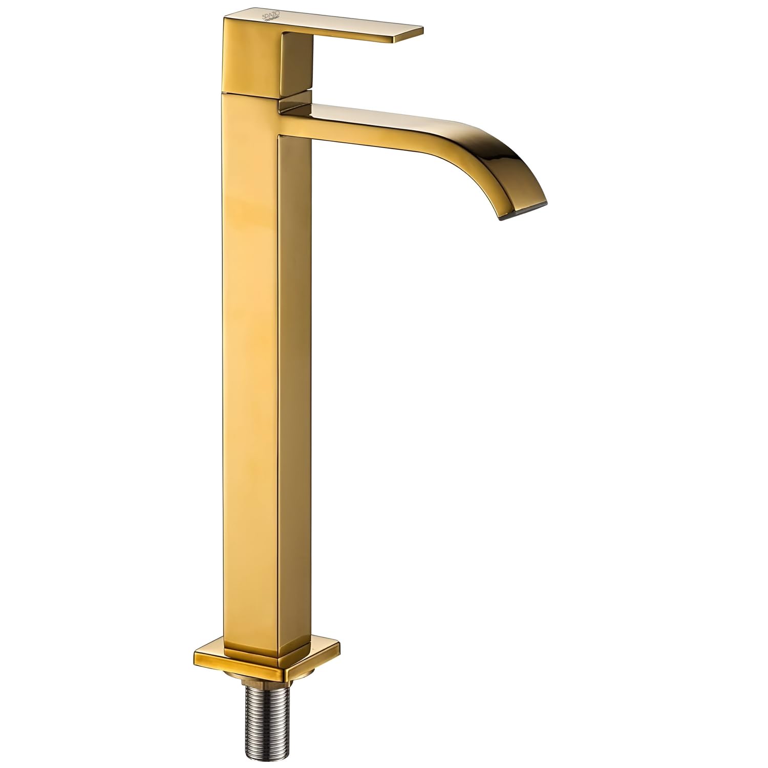 SPAZIO Full Gold PVD Coated Kube SS-304 Tall Pillar Cock Tap with Long Spout & 12 Inches Tall Body Tall Boy Extended Pillar Tap Faucet (B0CLV6T5YG) Amazon Price History, Amazon Price Tracker