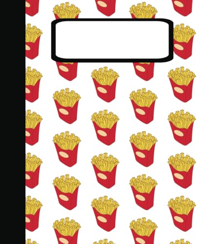 Fun and Tasty! Journaling Notebook With Whimsical French Fries Cover- Perfect For Food Lovers, Kids, Teens image 2