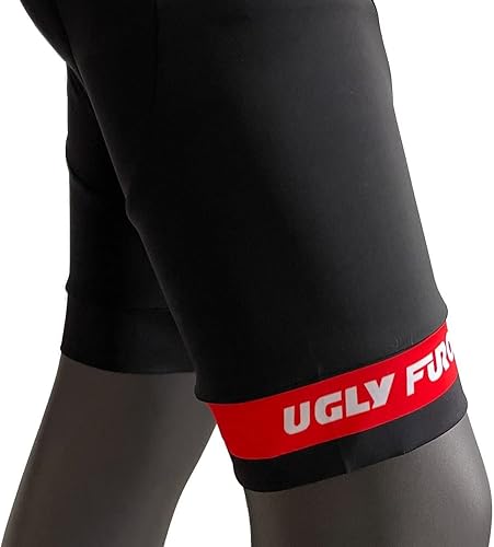 Miniatura 7 de UGLY FROG Designs - Pantalones cortos de ciclismo con pantalones cortos con peto, pantalones cortos de ciclismo ProBIP, acolchado 3D Coolmax,