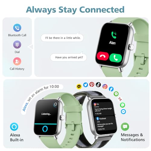 Image of 1.85 inch Smart Watches for Women Men, 120+ Sport Modes Fitness Tracker Watch