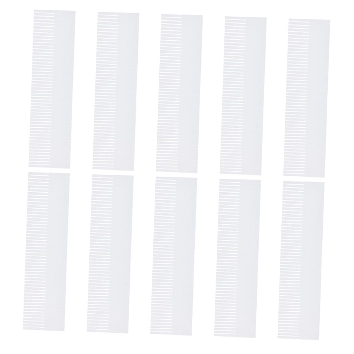 Divisori Organizer 10 Pezzi in Plastica per Cassetti Bianco Pratici e Facili da Usare per Conservare per Casa Biancheria e Asciugamani