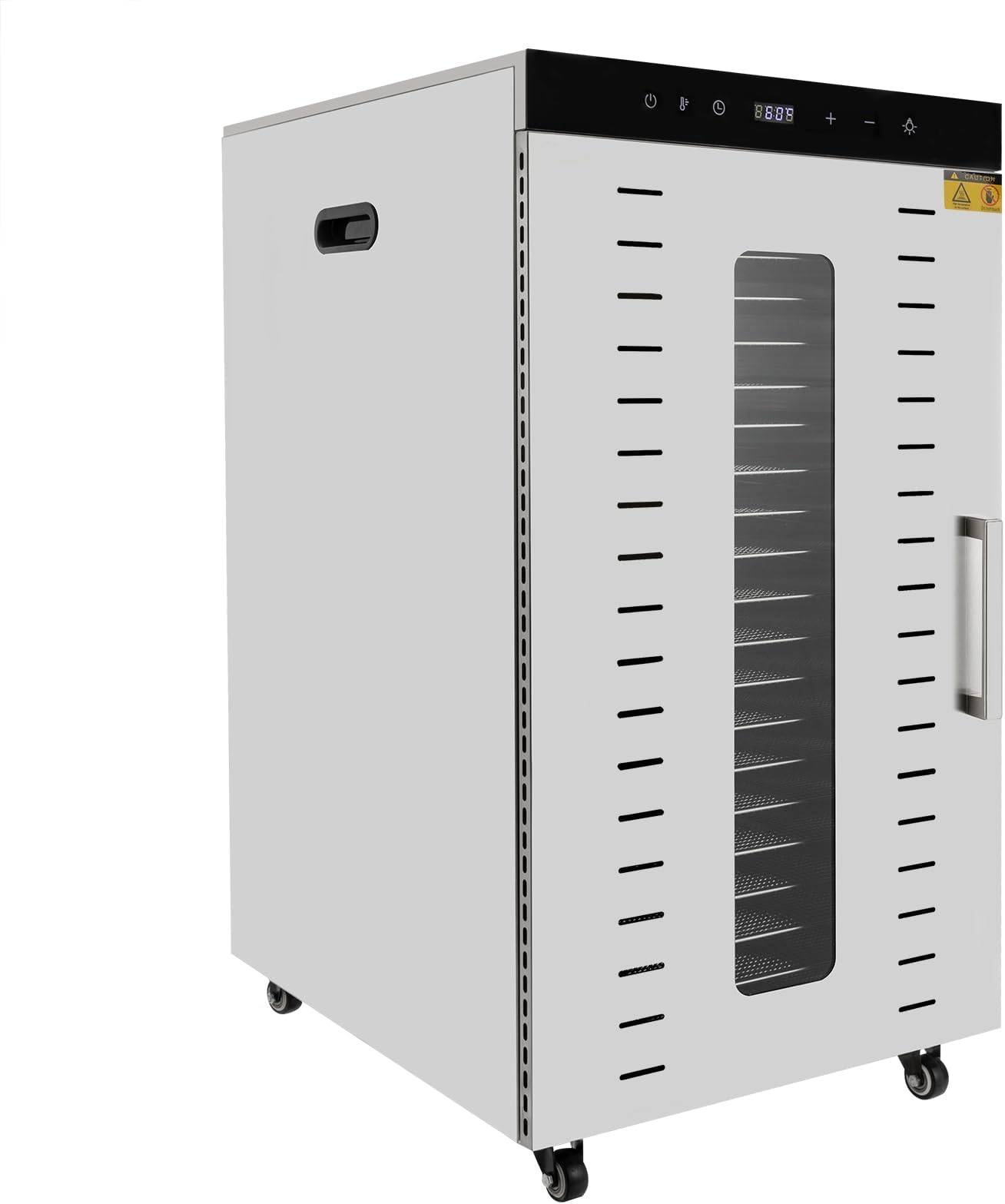 Large Food Dehydrator Machine with 20 Trays for Jerky, Fruits, Vegetables Dehydrating, Make Dog Treats - Commercial Grade Electric Dehydrator - Stainless Steel Tray, Smart Touch Panel (1700W)