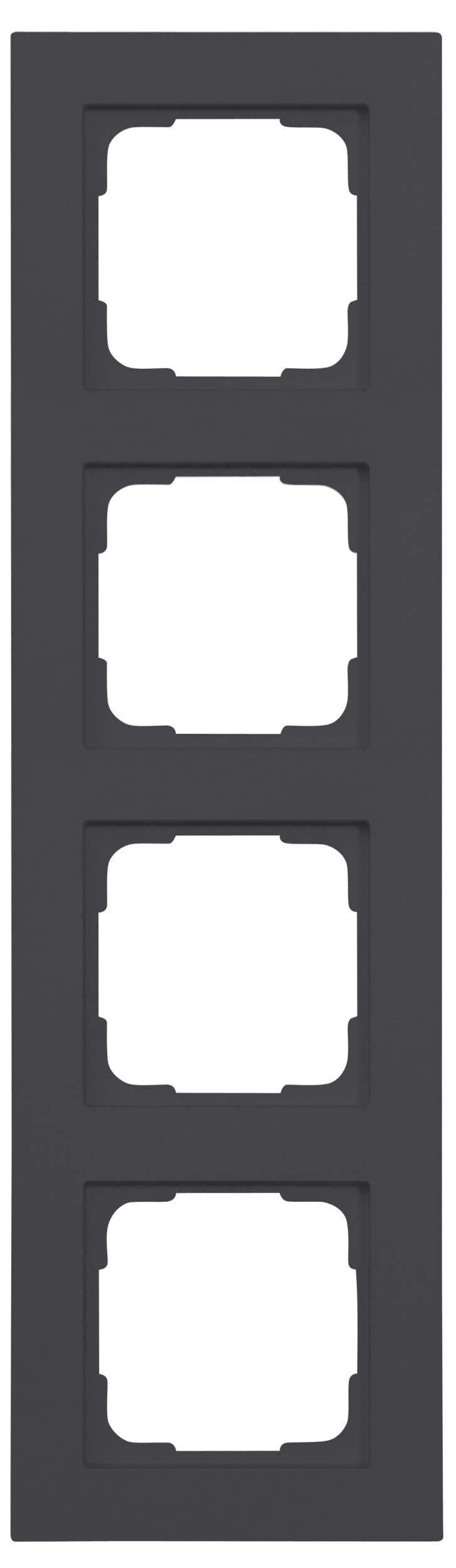 OPUS® 55 Fusion Cover Frame Design 4-fold, Colour: Anthracite-Silky Gloss, Anthracite Silky Gloss