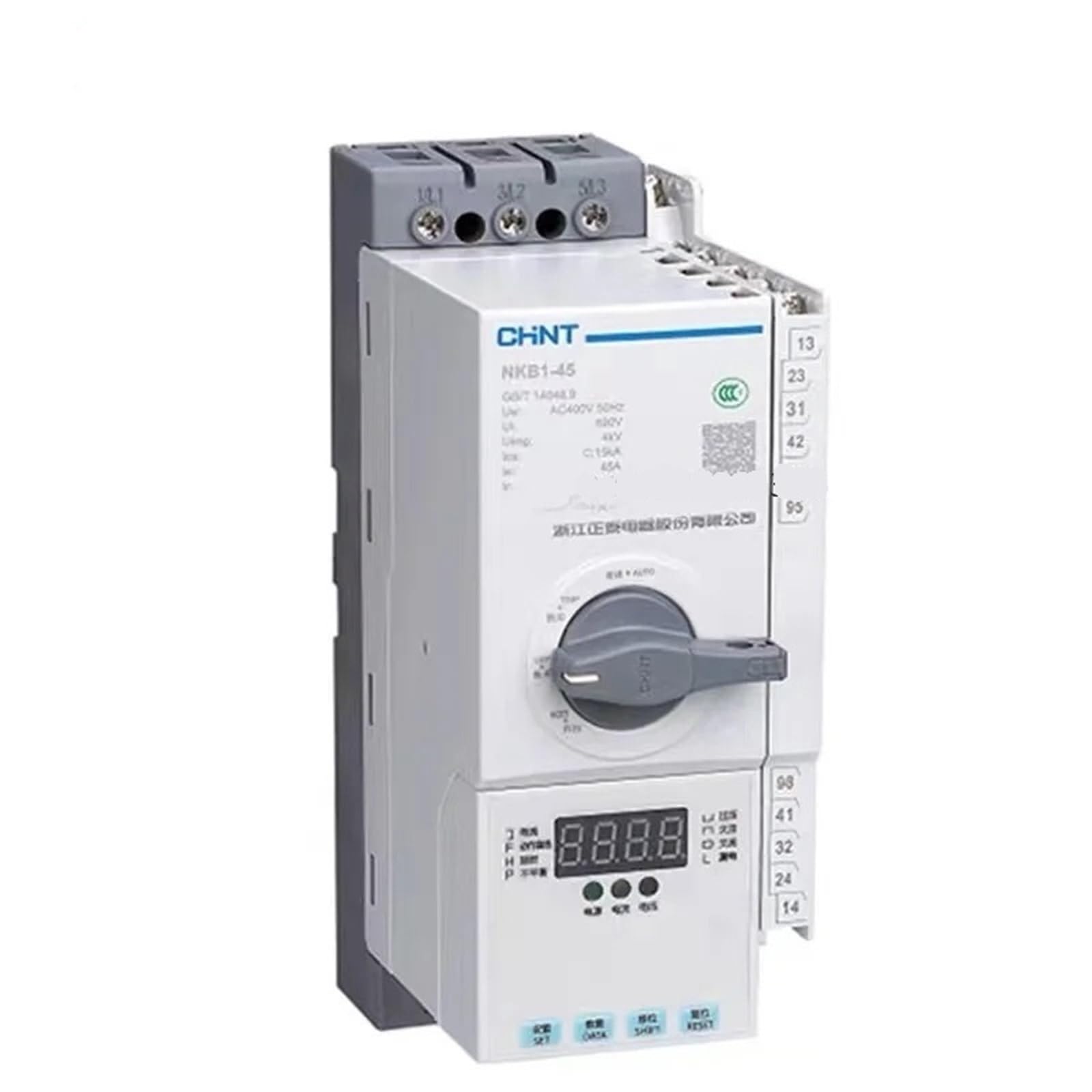 Commutateur NKB1 inverseur électrique manuel triphasé NBK1-45-M6-06MG