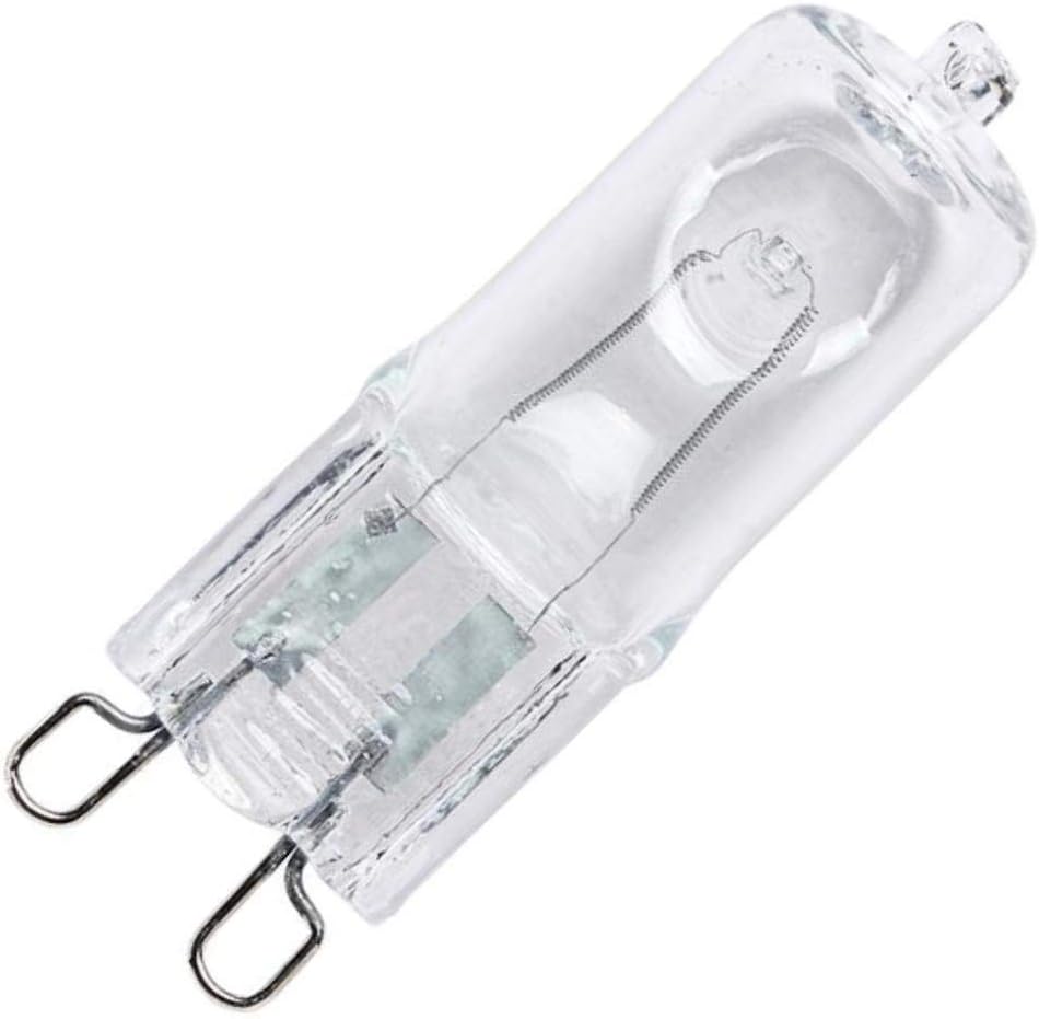 Westinghouse 0487300 40W T4 Halogen Single-Ended Clear Light Bulb with G9 Base (3 Pack)
