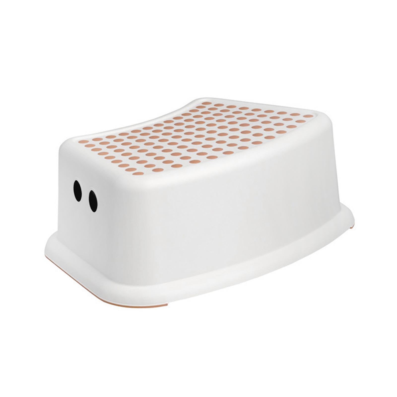 Tabouret de salle de bain rose antidérapant pour éviter les chutes des enfants