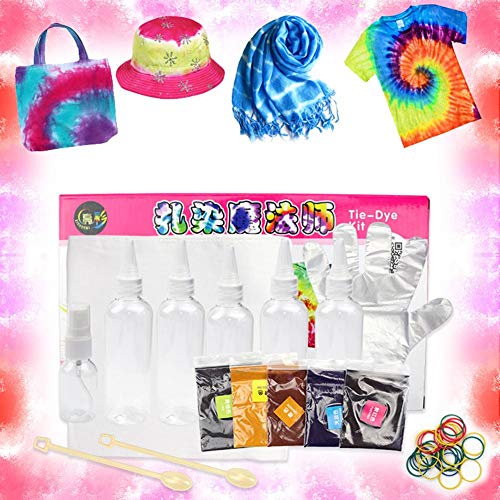 image for N/M Tie Dye Kits Easy Tie Dye Party Kit for Kids,Adults, and Groups,5 