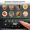 Nutrichef 5.8 Quart Air Fryer | 8-1 Preset Cook Modes | Transparent Fry Bowl for Best Cooking Results | Cook Shrimp, Steak, Fries, Wings, Chicken & More | Precise Temperature Control & Time | White #5