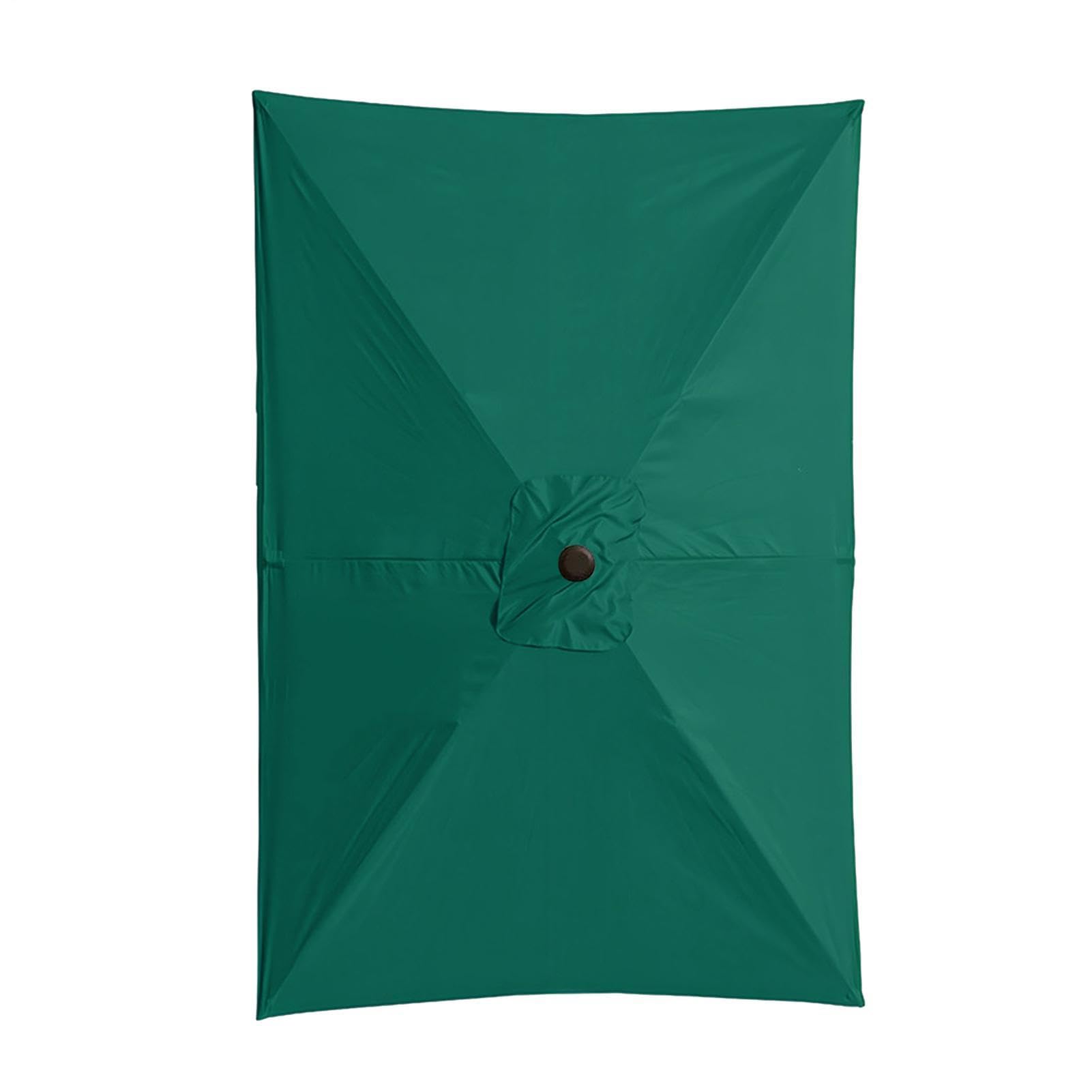 Ombrellone Sostitutivo da Giardino Copertura Rettangolare Impermeabile | 200x300cm Tessuto per Ombrellone da Giardino per Spiaggia, Piscina, Terrazzo, Balcone, Prato, Mercato, Copertura per