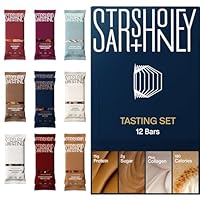 Stars + Honey Protein Bars- Flavor Variety,15g Protein, 2g Sugar, w/ Collagen Keto Friendly Snack - Gluten, Dairy, & Soy Free - High-Protein Snacks for Energy & Recovery-12 pack