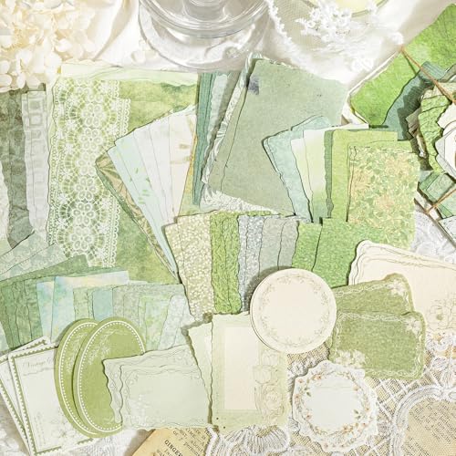 Lot d'autocollants pour scrapbooking à thème vintage, 100 feuilles de papier pour journalisation, scrapbooking, pour bullet journal, junk journal, cahier,...