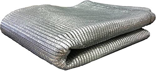 Silver Mesh Shade Nets for Your Greenhouse and Garden (16' x 24')