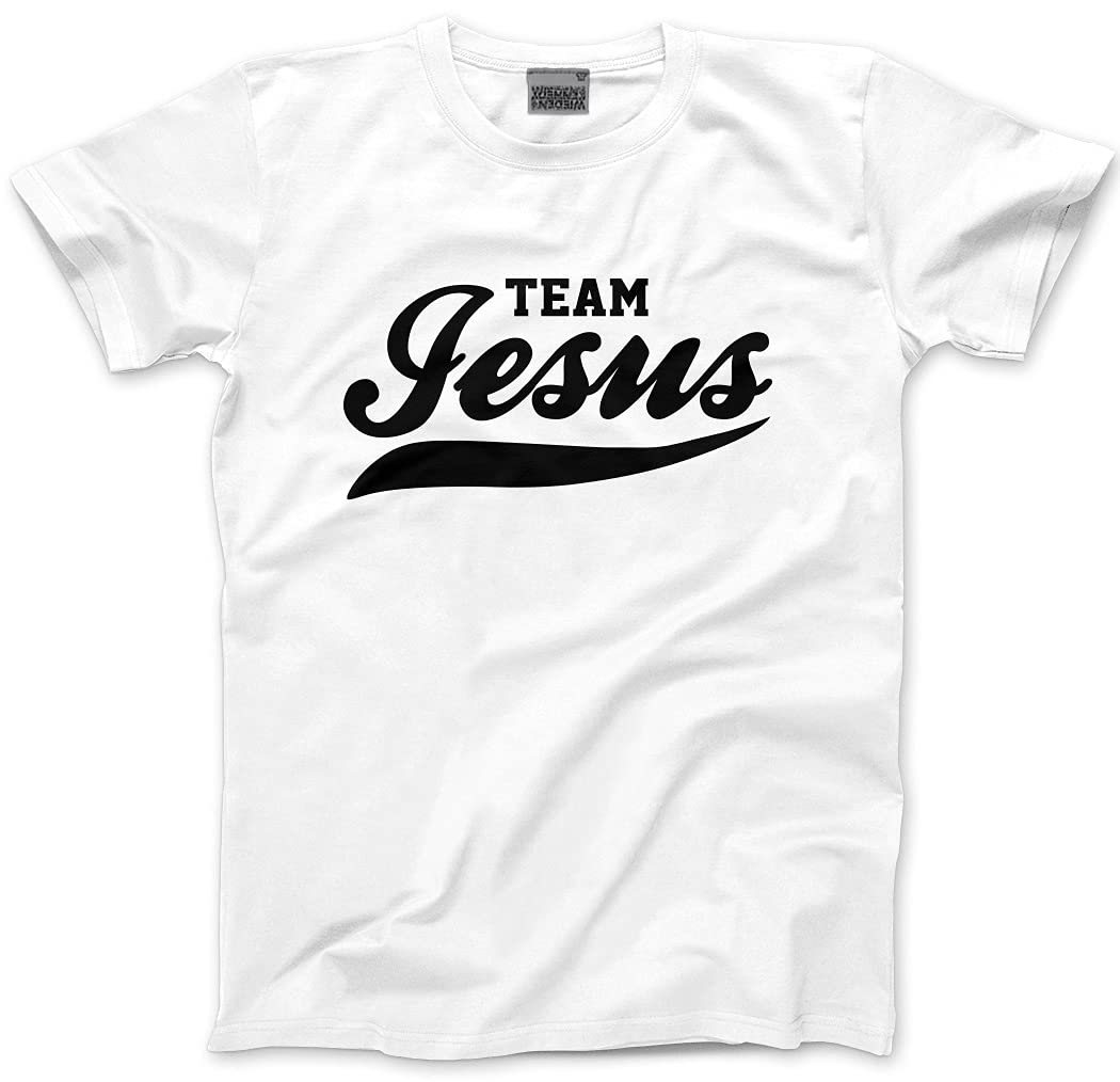 Hotscamp Unisex White Team Jesus Men's T-Shirt - X-Small