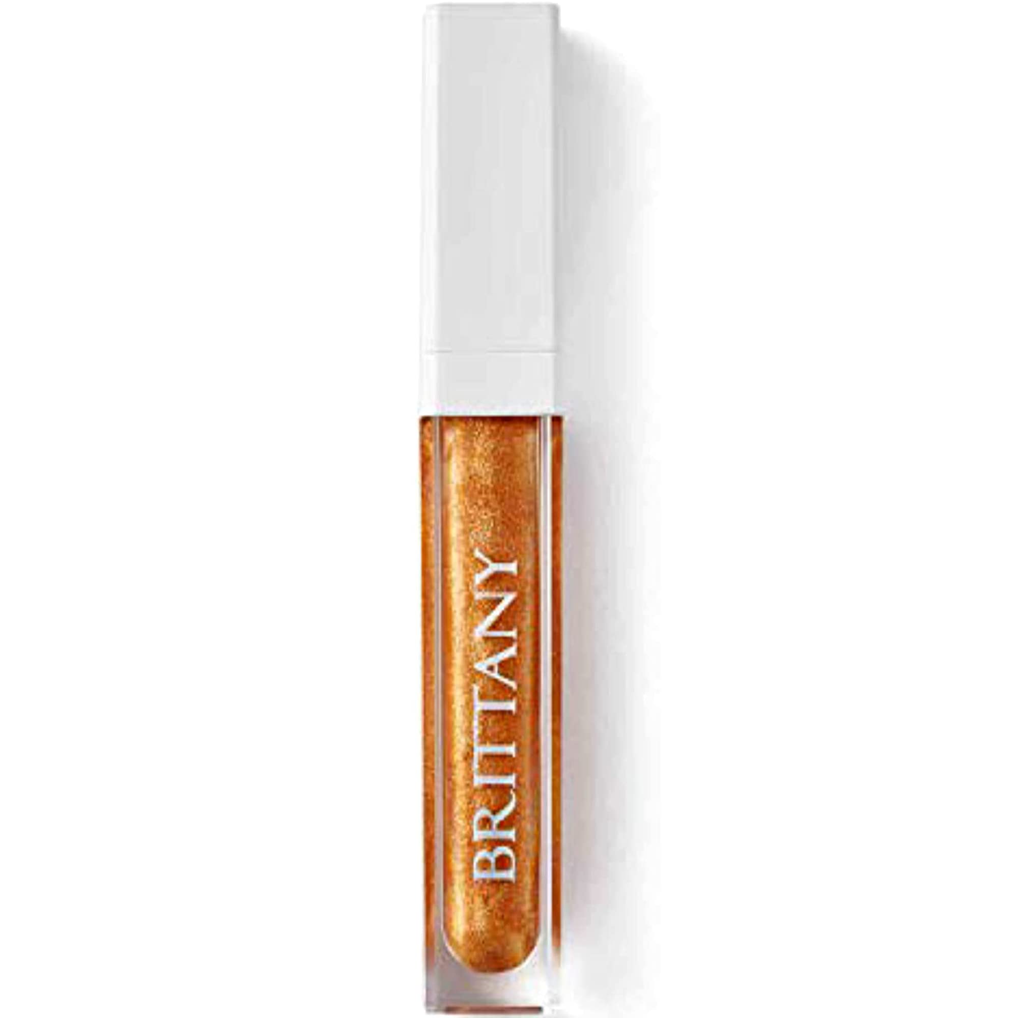 BRITTANY Sparkle Lips, Non-Sticky, High Shine Long-Lasting Lip Gloss, Topping Glitter With a Glossy Shine Lips, Color in Cream & Pearl Finishes, Topping Glitter with Glossy Shine for Lip (Sparkling)
