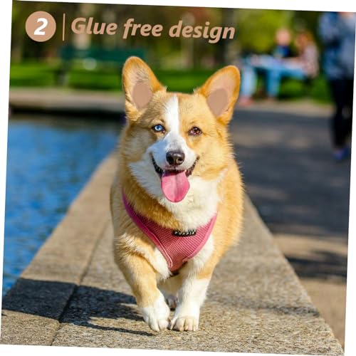 Image of 1Pair Dog Ear Stand Stickers Pet Ear Support for Puppy Correction Safe Lightweight Design Easy to Use for Doberman