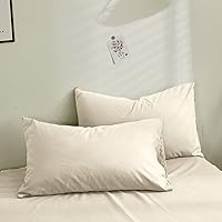 Vista 6 de Nanko Juego de edredón tamaño King beige, relleno de edredón alternativo suave y reversible para todas las estaciones, relleno de microfibra