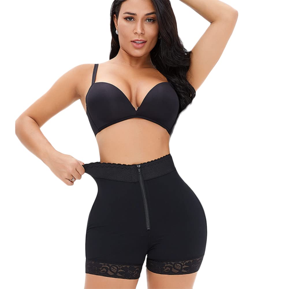 Body Shaper con Cerniera a Vita Alta, Brucia Grassi, Dimagrante, Controllo della Pancia, Sollevatore di Glutei, Sollevatore di Glutei per Donne(Nero-6X-Large