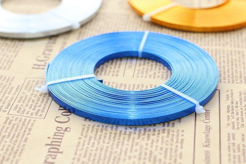 Alambre de aluminio anodizado plateado de alta maleabilidad para escultura 5