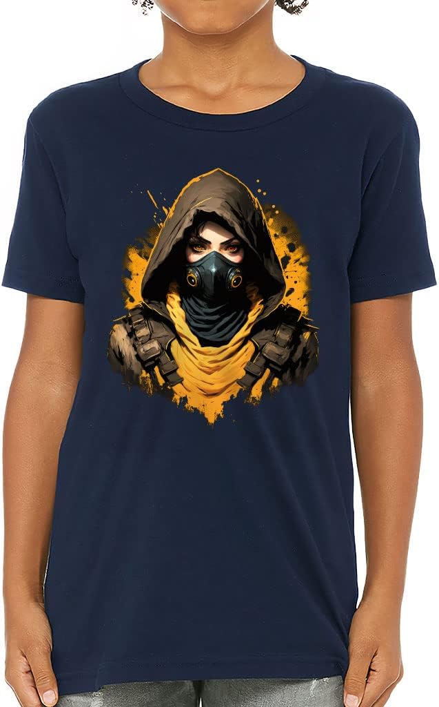 Ninja Design Kids' T-Shirt - Beautiful T-Shirt - Paint Tee Shirt for Kids