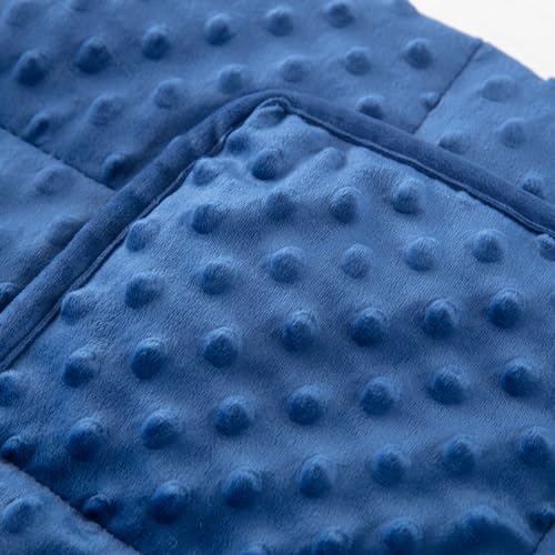 MENHIRY Cobertor ponderado com edredom de minky para todas as estações, cobertor pesado macio revers