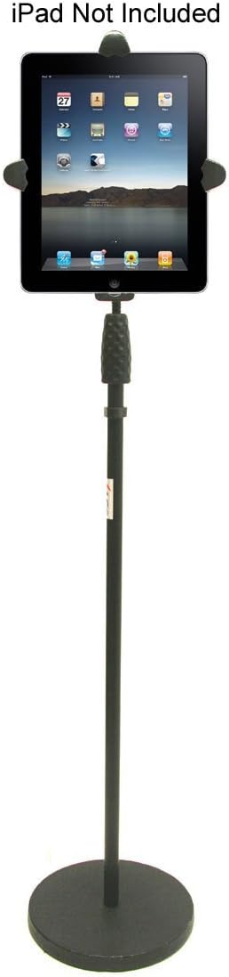 American Sound Connection Rotating Tilt Music Floor Stand Compatible with iPad 1 2 3 for Your Home Business and School