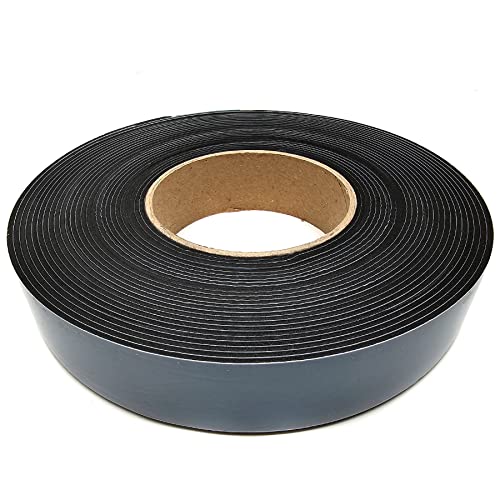 EPDM - Rollo de espuma negra de 10 m de largo por una cara autoadhesiva (30 mm x 2 mm)