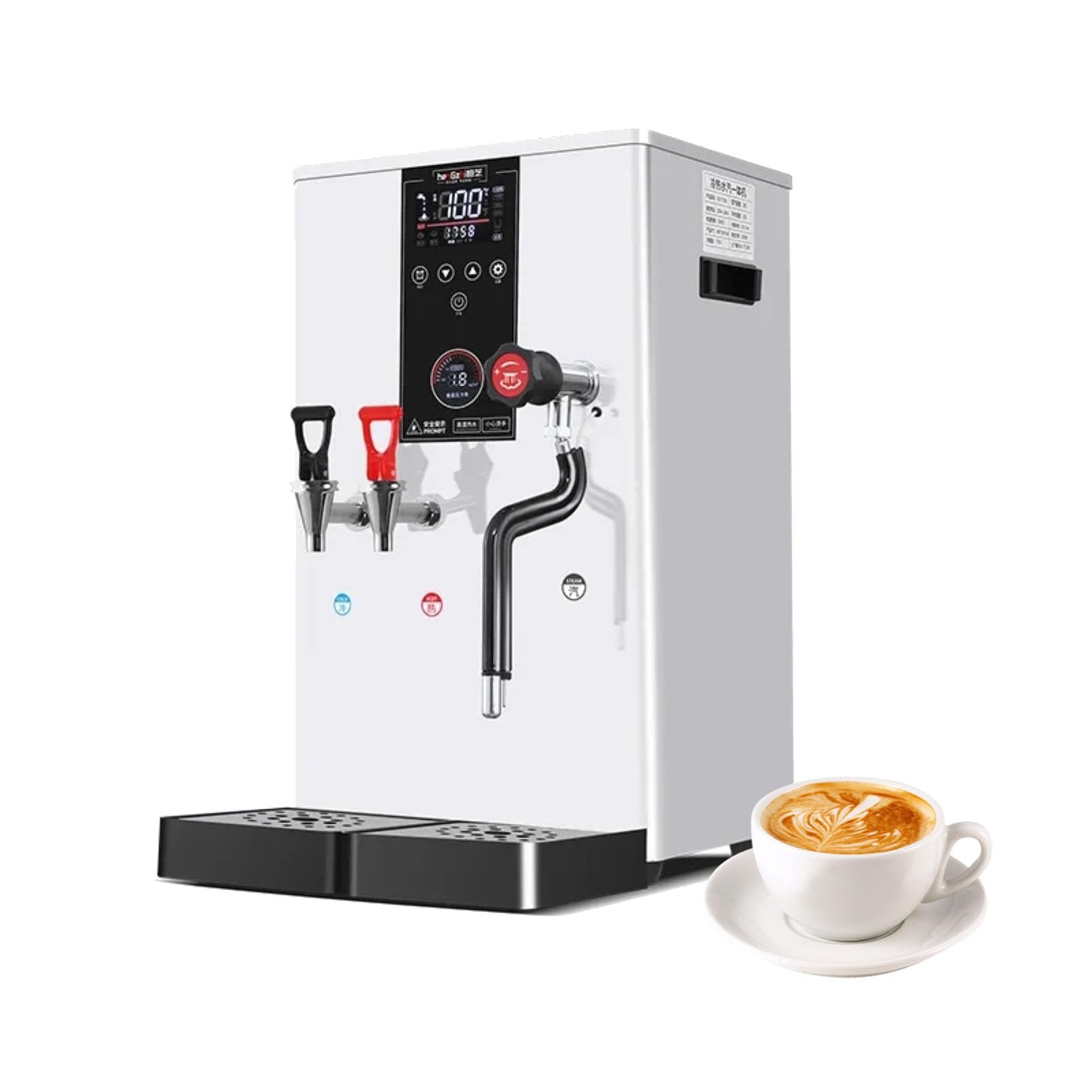 Espumador de Leche automático de 3000 W, máquina eléctrica para café, Leche, té y postres, 110 V, Color Blanco.,110v-White