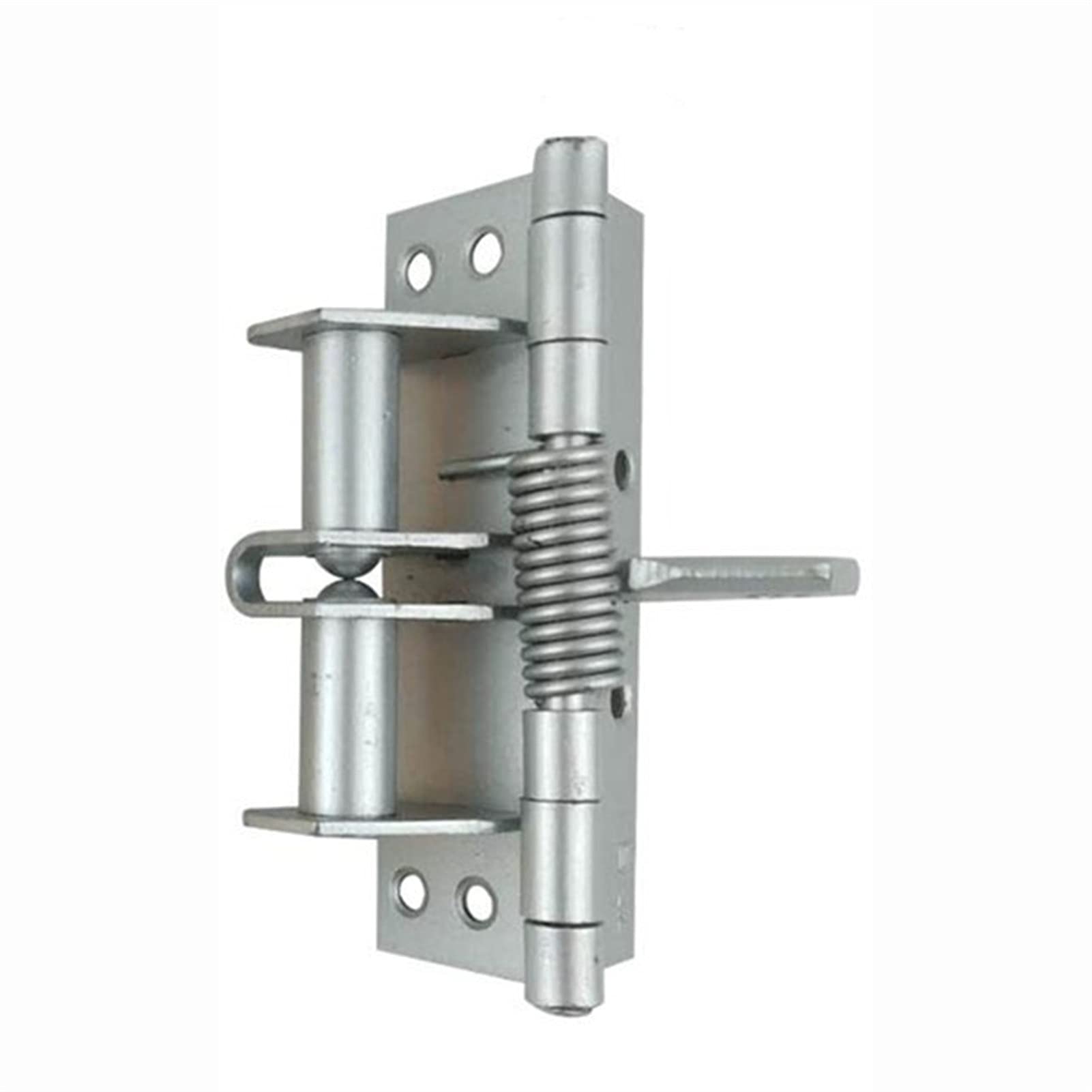 Shundeed Silver 2Pcs Positioning Hinge Spring Auto-Closing Concealed Door Hinge For Cabinet Cabinet Furniture Connecting Hardware(Silver)