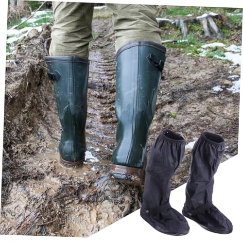 Cubrezapatos Ciclismo Impermeable Negro miniatura 6