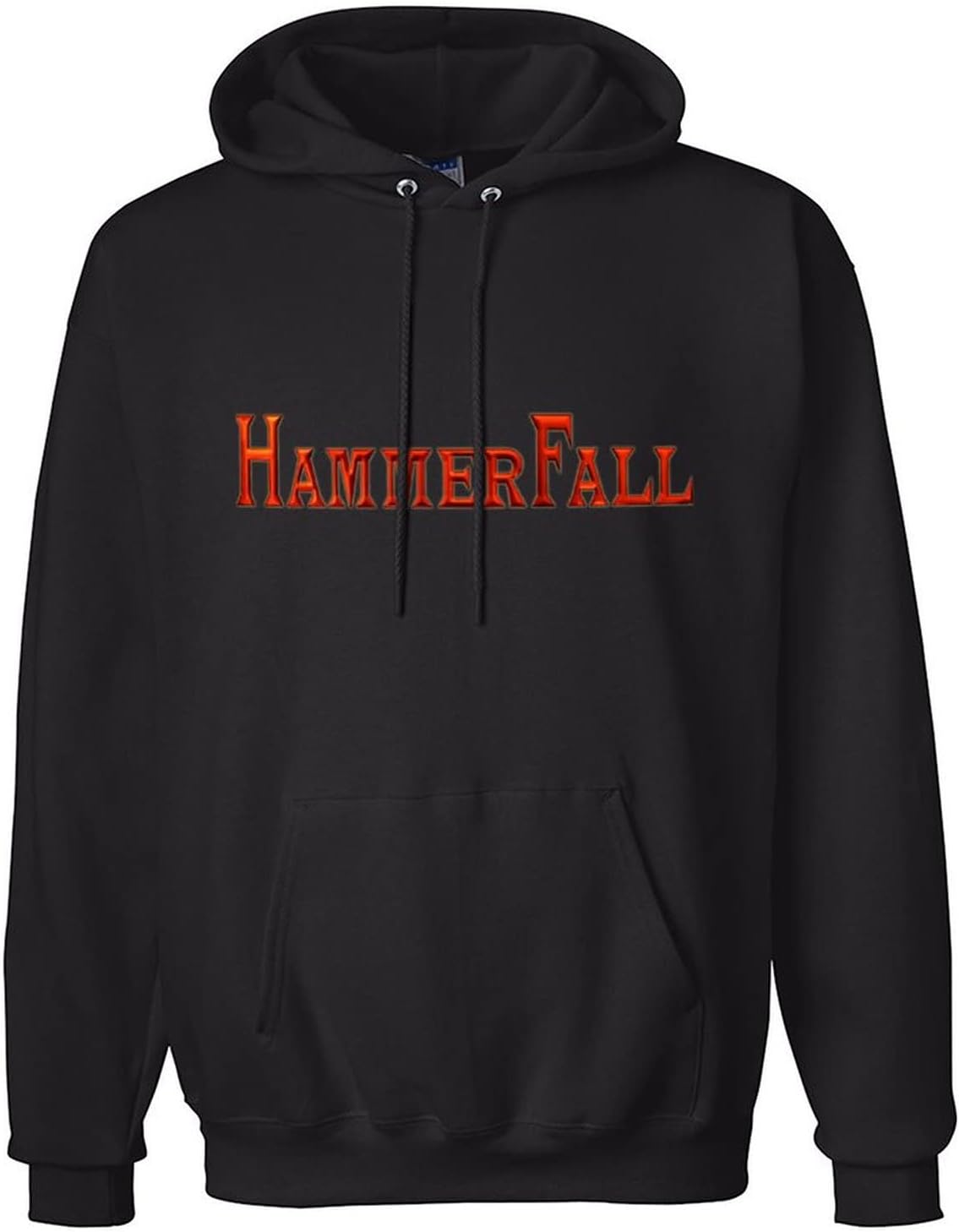 HEIQIMen's Hammerfall Black Hoodie L