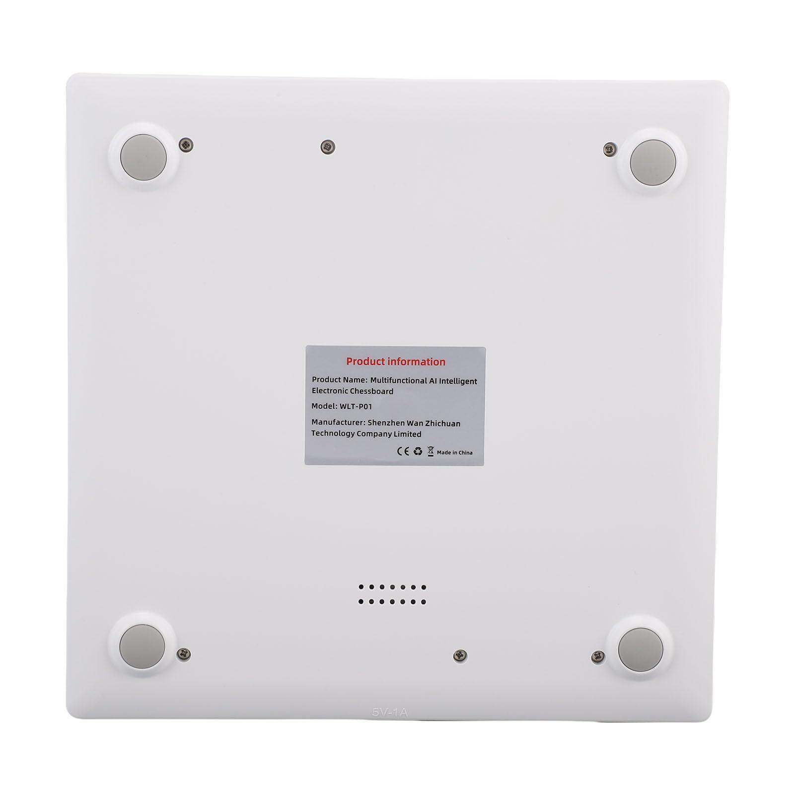 Generic Tablero de Ajedrez Electrónico Inteligente, Juego de Mesa AI Electronic Connect 5, Tablero de Ajedrez 5 en, Estrategia Integrada 9, para Viajes, Fiestas, Noches Familiares