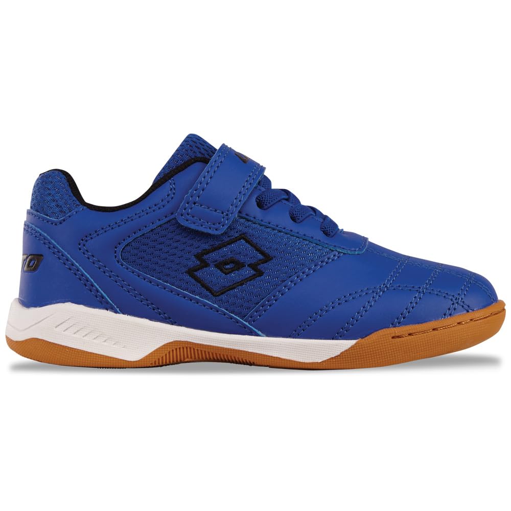 LOTTO Whizzer K SneakersUnisex Children, Blue and Black, 33 EU