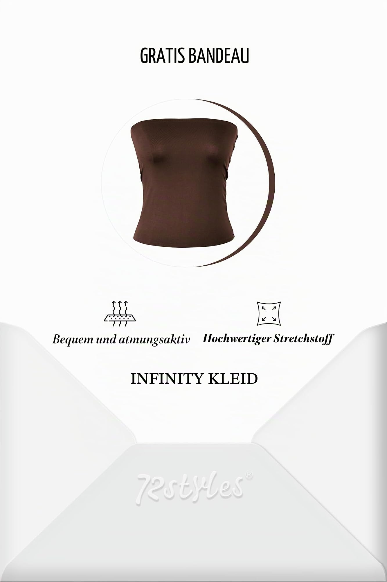 72styles Infinity Kleid für Hochzeitsgast, Multi-Way Wickelkleid Elegante Maxi Lang Abendkleider für Damen Brautjunferkleid Partykleid Abschlusskleid Ballkleid
