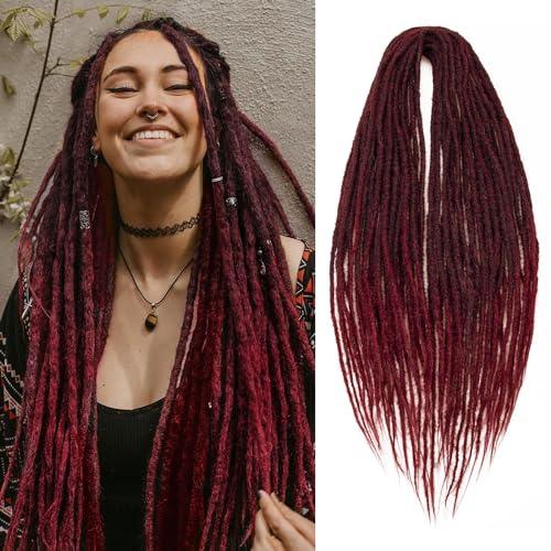 24 Inch Dreadlocks Extensions Goddess Locs Crochet...