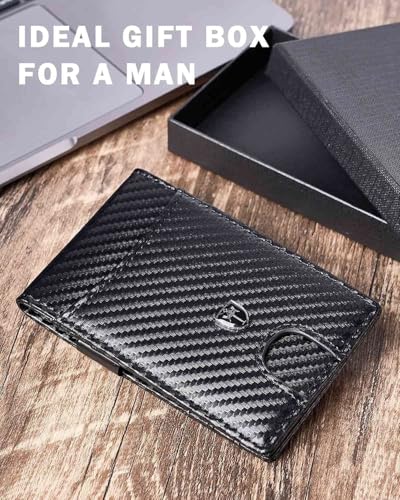 Image of Tipmile Money Clip Wallet for Men RFID Blocking Minimalist Slim Bifold Front Pocket Wallet