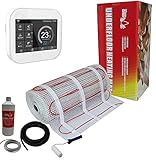 Electric Underfloor Heating kit 150w - 3.0m2 - White Smart WiFi Thermostat