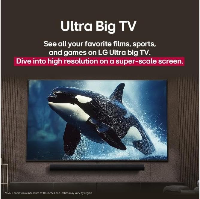 Smart TV LG UHD AI UA75 50" — imagem 8