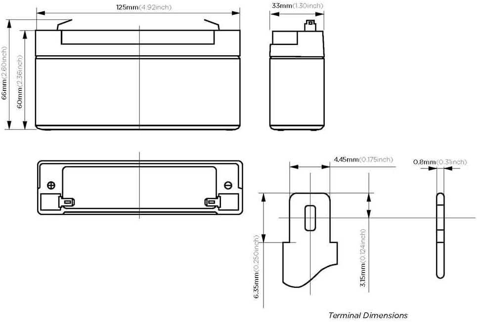 BatteryGuy 6 HRRM 71-1 Replacement 6V 3Ah SLA Batteries Brand Equivalent (Rechargeable) - Qty of 2