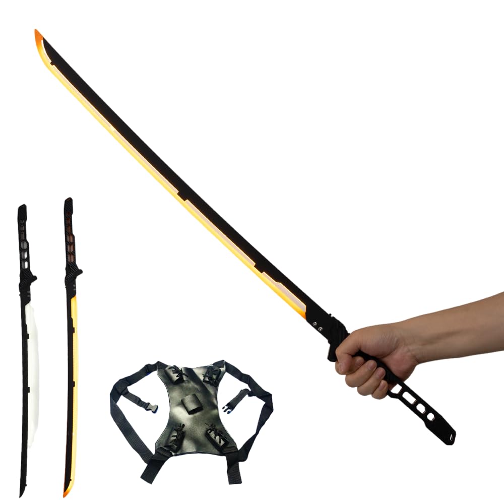 IUUBVVFuture LED Sword, 31.3 inches LED Sword Model for Halloween Cosplay Costume Props,Fit Party Music Festival Accessorie
