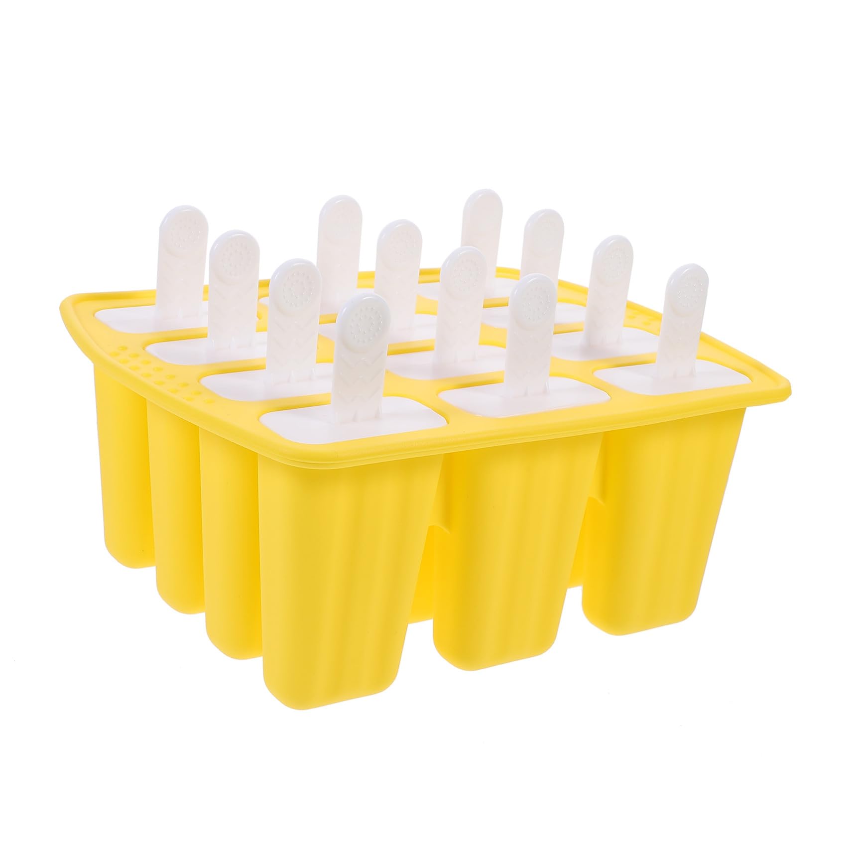 Moule à Glace en Silicone, 12 Compartiments, pour Fruits et Pâtes, Usage Maison ou Hôtel, pour L’été, Lot de 1 Set de Set