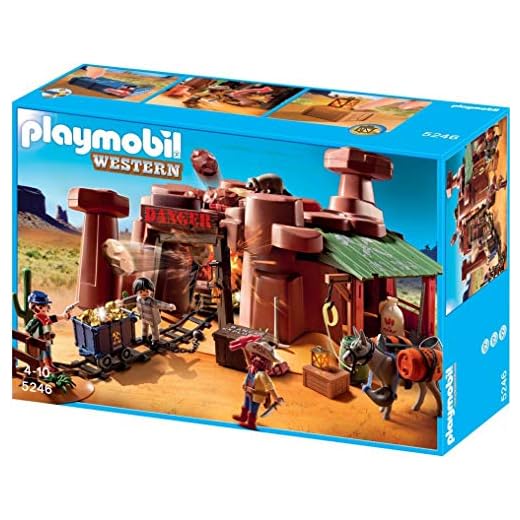 PLAYMOBIL - Mina del Oeste, Set de Juego (5246)