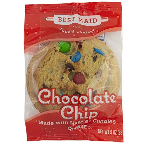 Best Maid Chocolate Chip with M and Ms Cookie, 3 Ounce - 48 per case.