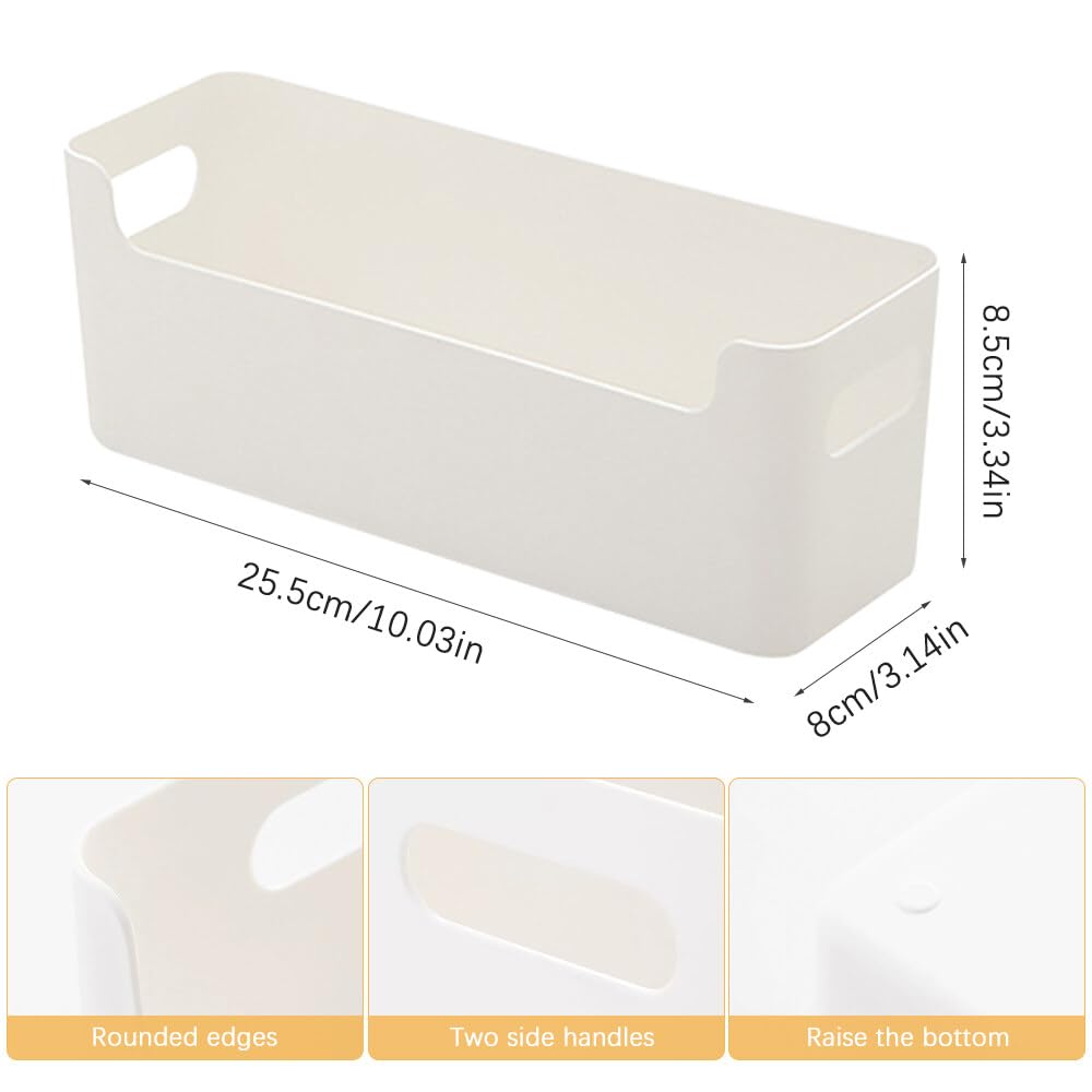 FYting Storage Baskets,8 Pcs Baskets for Shelves,Kitchen Storage Organisation,U-port Small Storage Basket for Store Cosmetics,Socks - Image 2