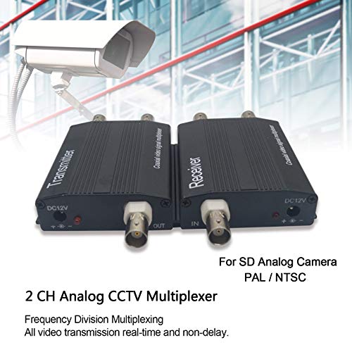 E-link 2 Channel Video Multiplexer Over One Coaxial Cable for Normal Standard Analog Cameras Only, Not Support AHD/CVI/TVI 720P/1080P Camera - Thumbnail 3