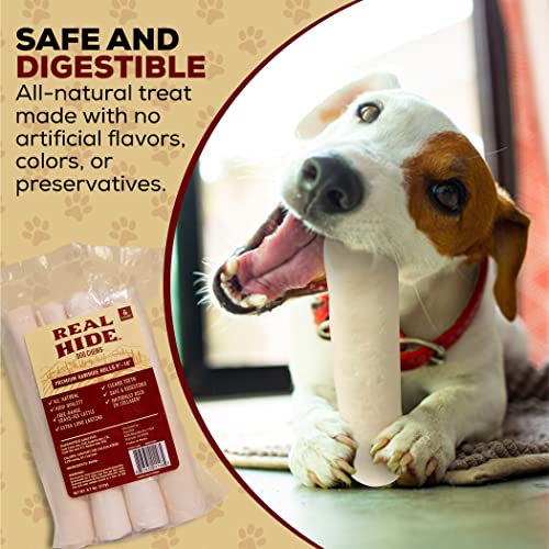 Real Hide 14820 All Natural Dog Chew Treats - Premium Rawhide Rolls thumb #1
